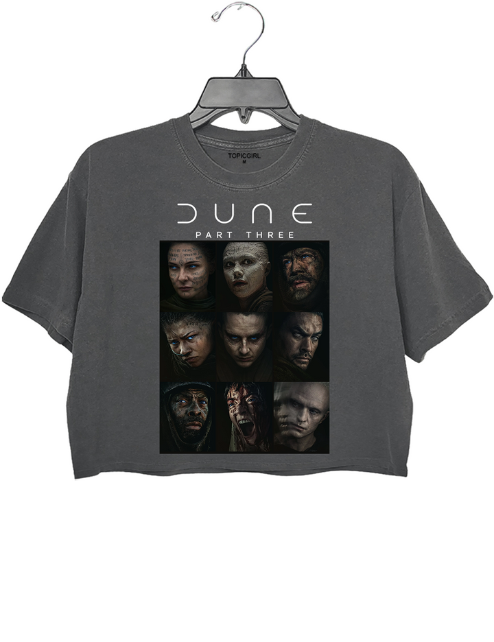 Dune Part Three Movie Graphic Crop Top