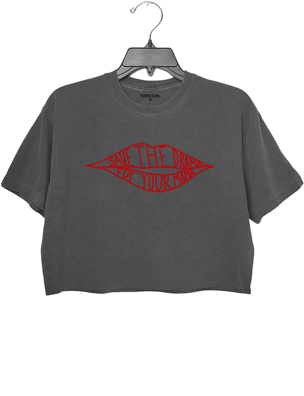 Rachel Green Save The Drama For Your Mama Crop Top