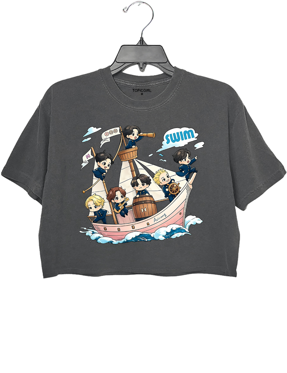 BTS Arirang World Tour Swim Graphic Crop Top