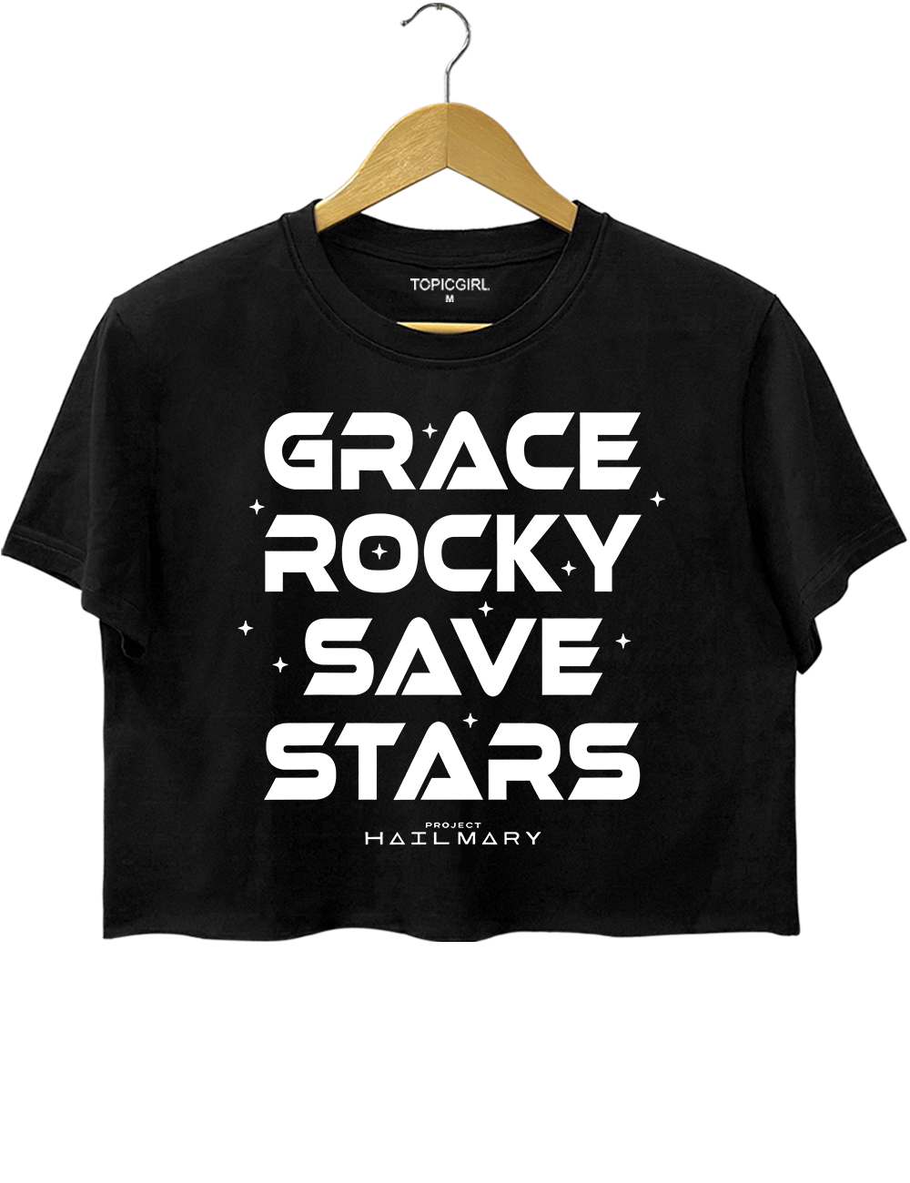 Project Hail Mary Grace Rocky Save Stars Crop Top