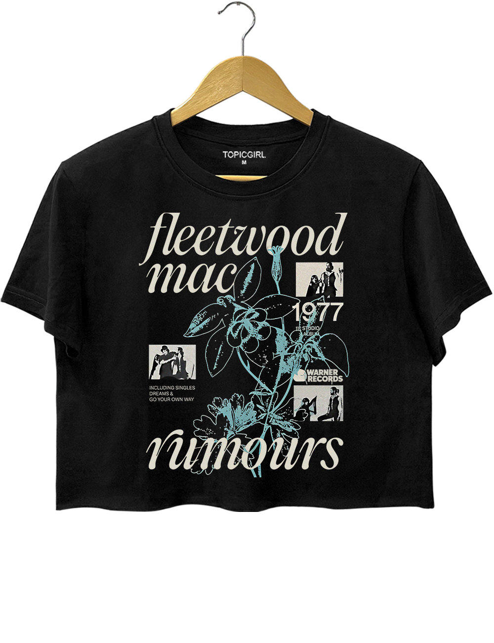Vintage Fleetwood Mac Rumours Crop Top