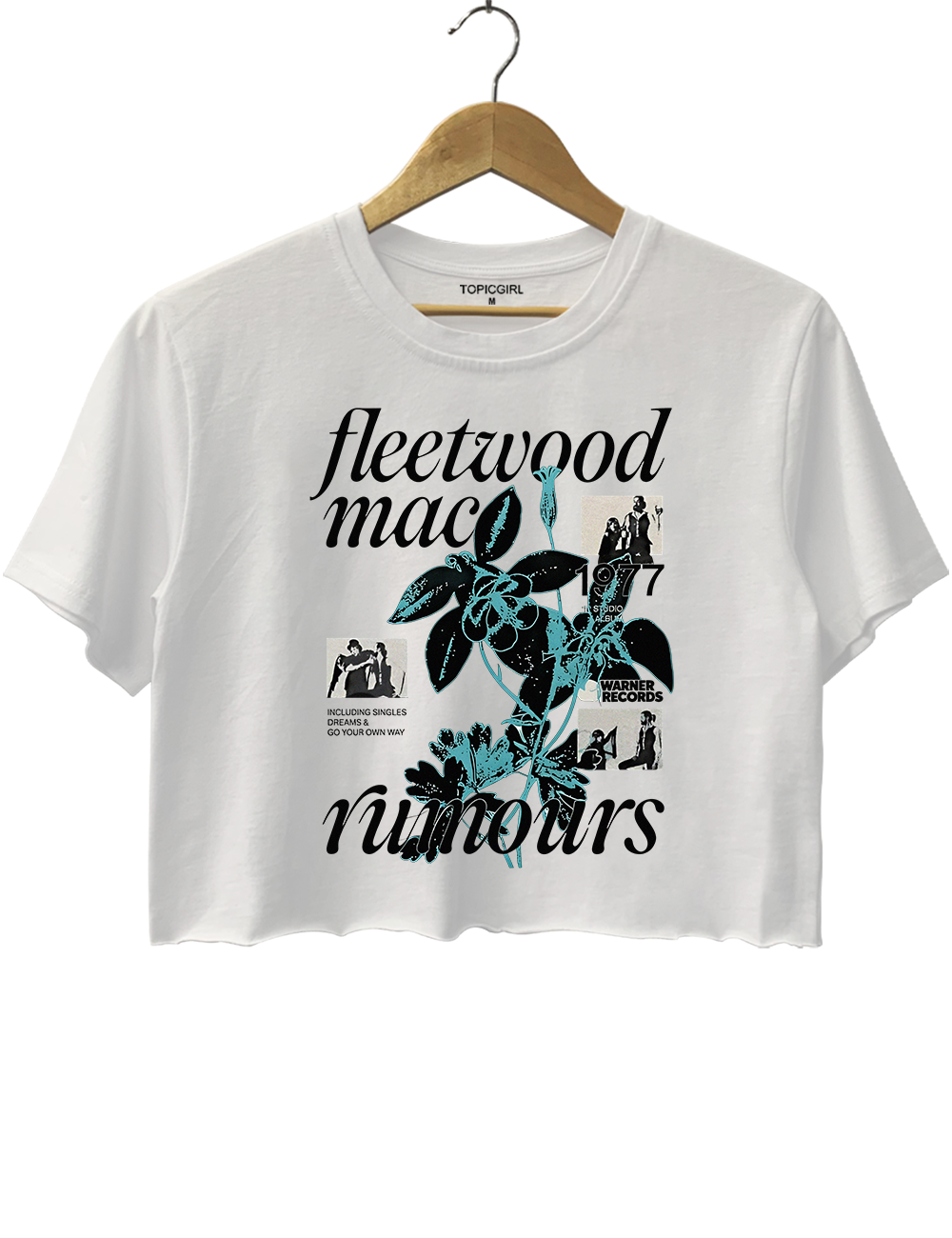 Vintage Fleetwood Mac Rumours Crop Top