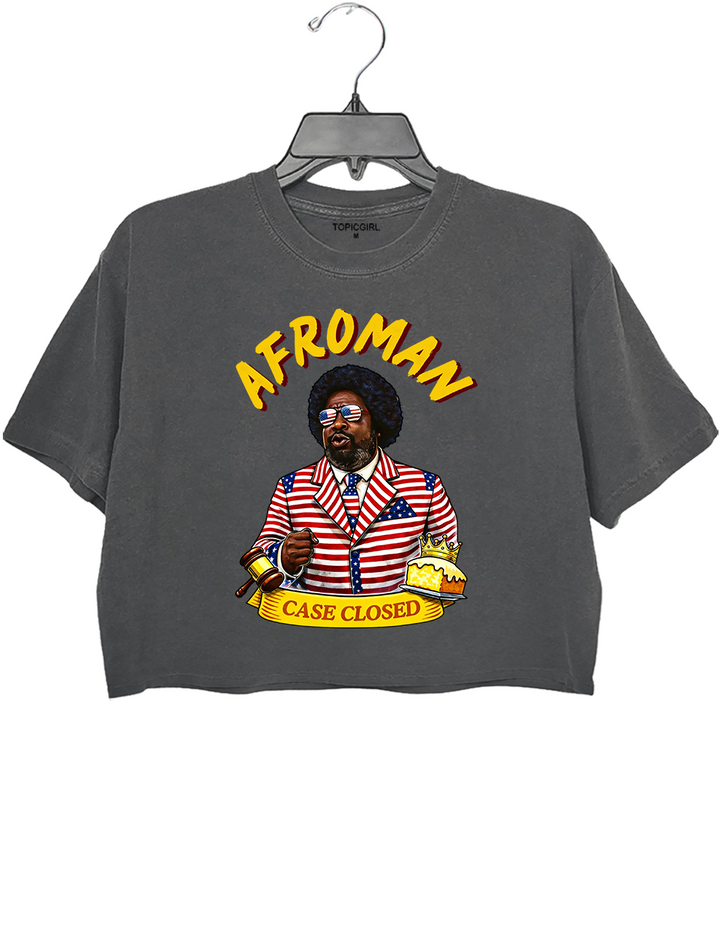 Afroman Case Closed  Lemon Pound Cake Crop Top
