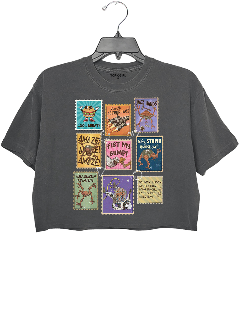 Project Hail Mary Stamps Crop Top