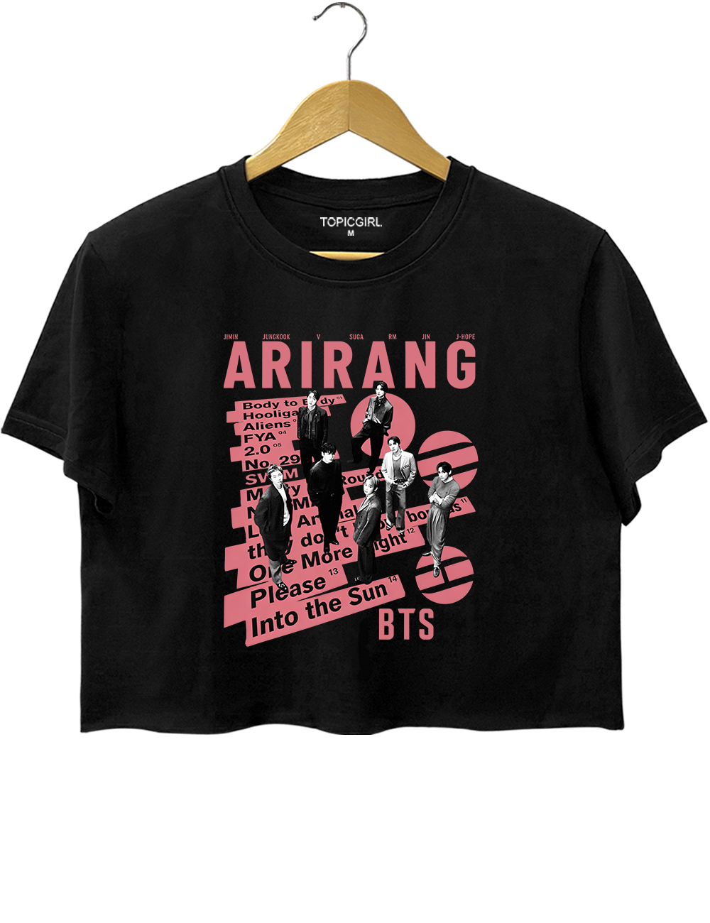 BTS Arirang World Tour 2026 Crop Top