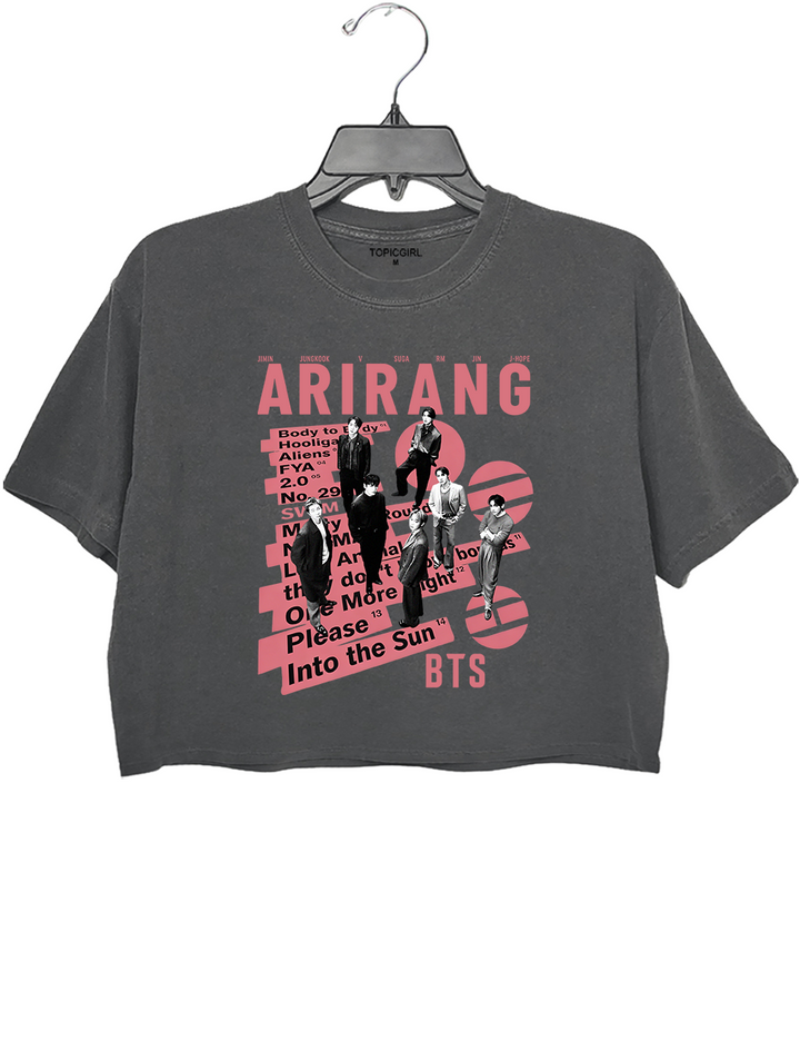 BTS Arirang World Tour 2026 Crop Top