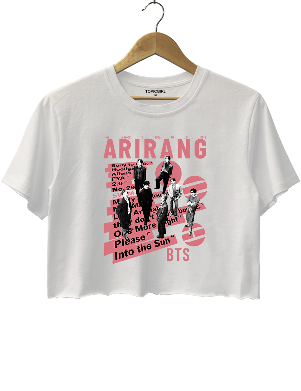 BTS Arirang World Tour 2026 Crop Top