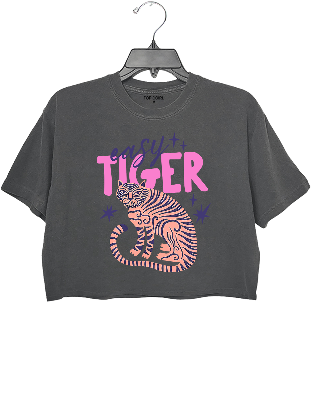 Retro Easy Tiger Graphic Crop Top
