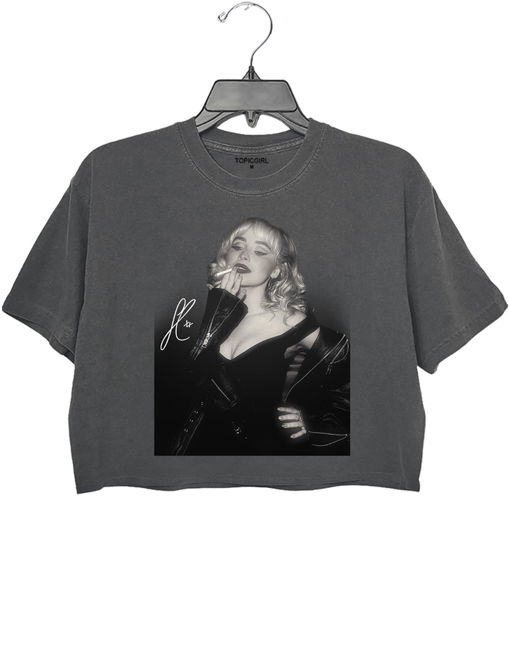 Vintage Sabrina Carpenter Crop Top