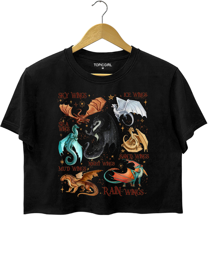 Wings Of Fire Dragons Crop Top