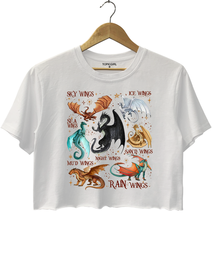 Wings Of Fire Dragons Crop Top