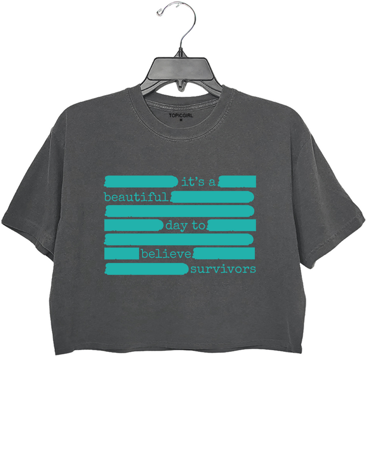 Sexual Harassment Survivor Crop Top