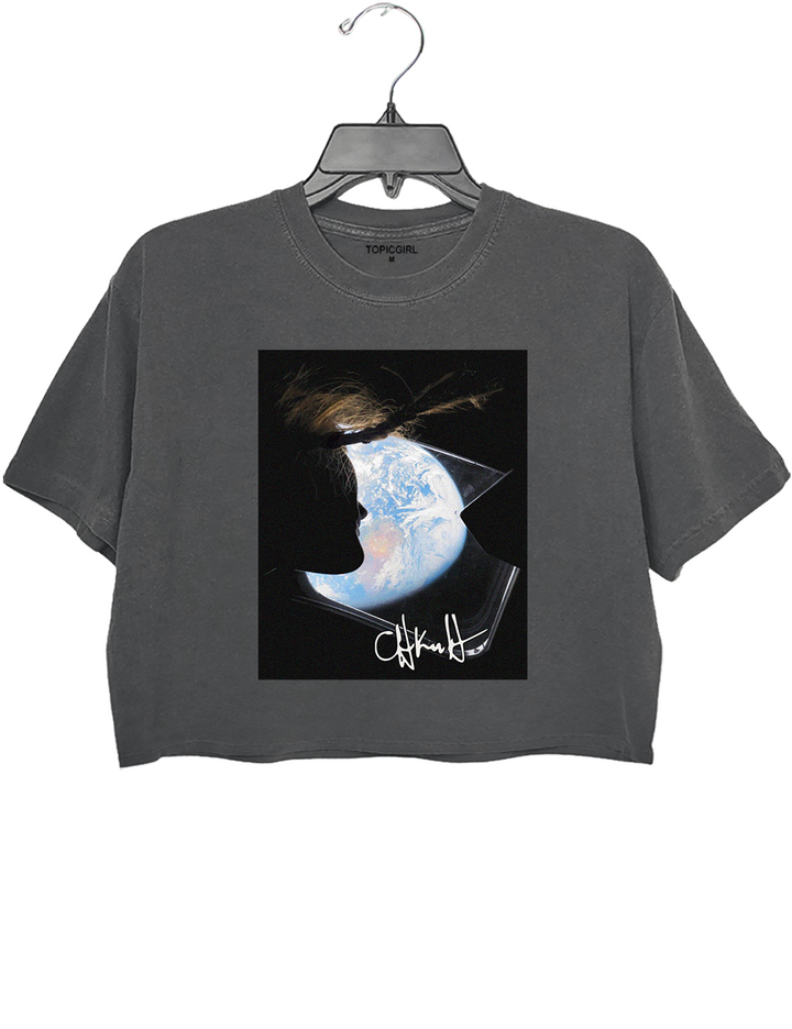 Christina Koch Artemis Orion Window Earth Crop Top