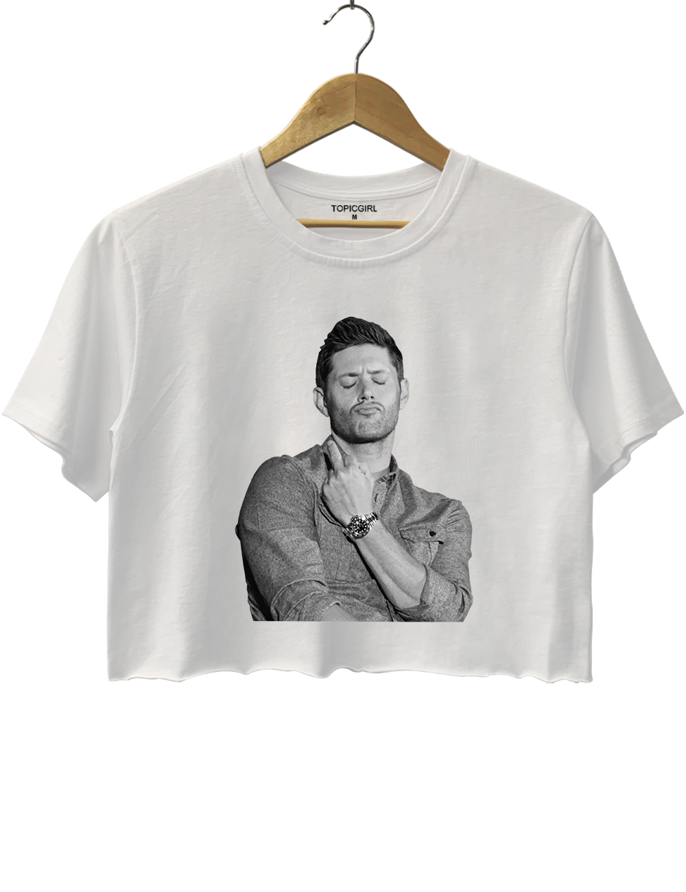Supernatural Dean Winchester Middle Finger Crop Top
