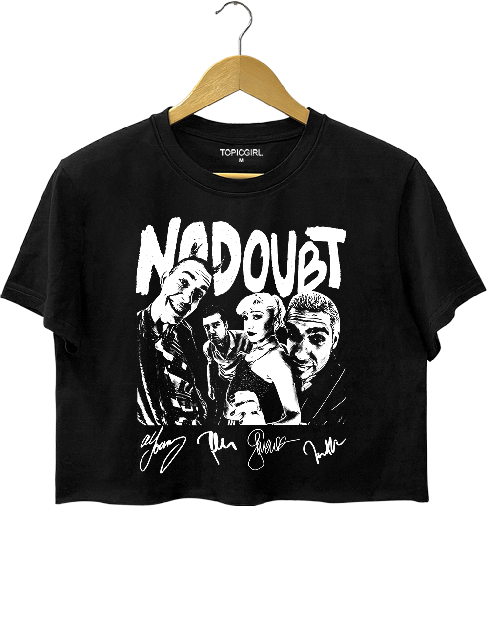 Vintage No Doubt Band Crop Top