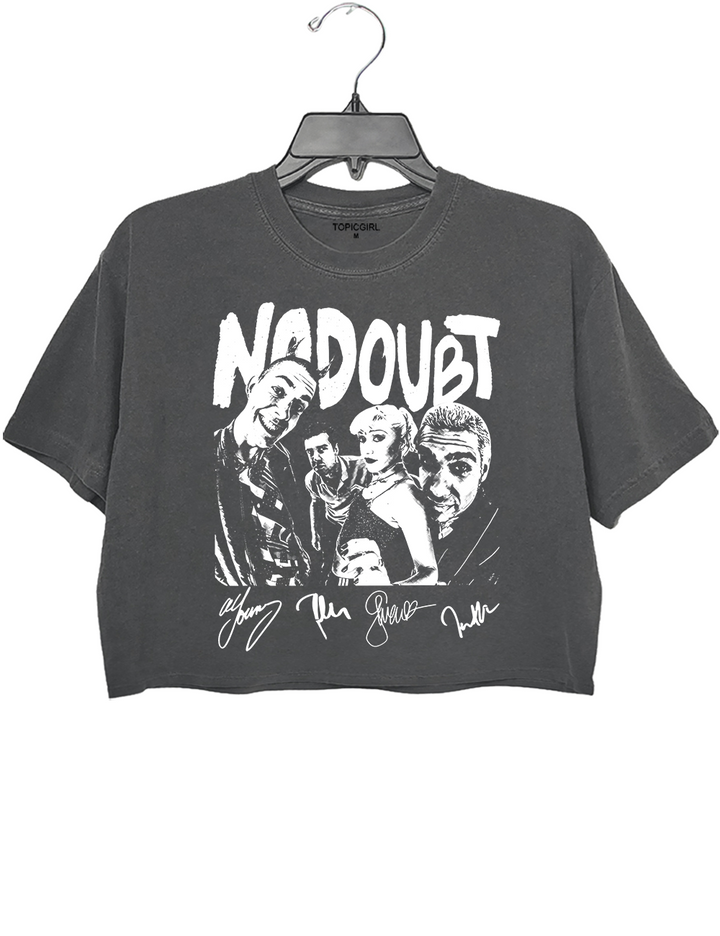 Vintage No Doubt Band Crop Top