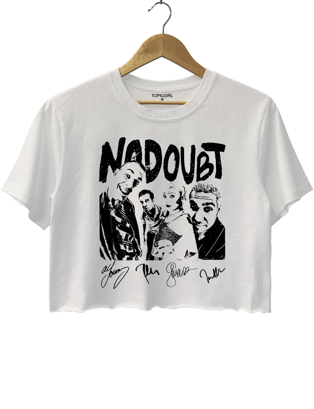 Vintage No Doubt Band Crop Top