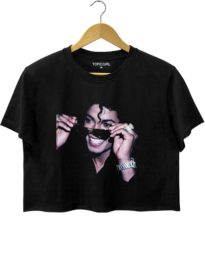 Michael Jackson Vintage Style 90s Crop Top