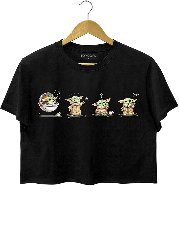 Star Wars Grogu Crop Top
