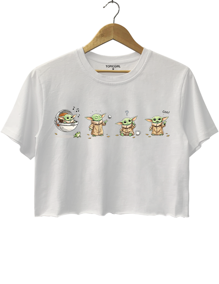 Star Wars Grogu Crop Top