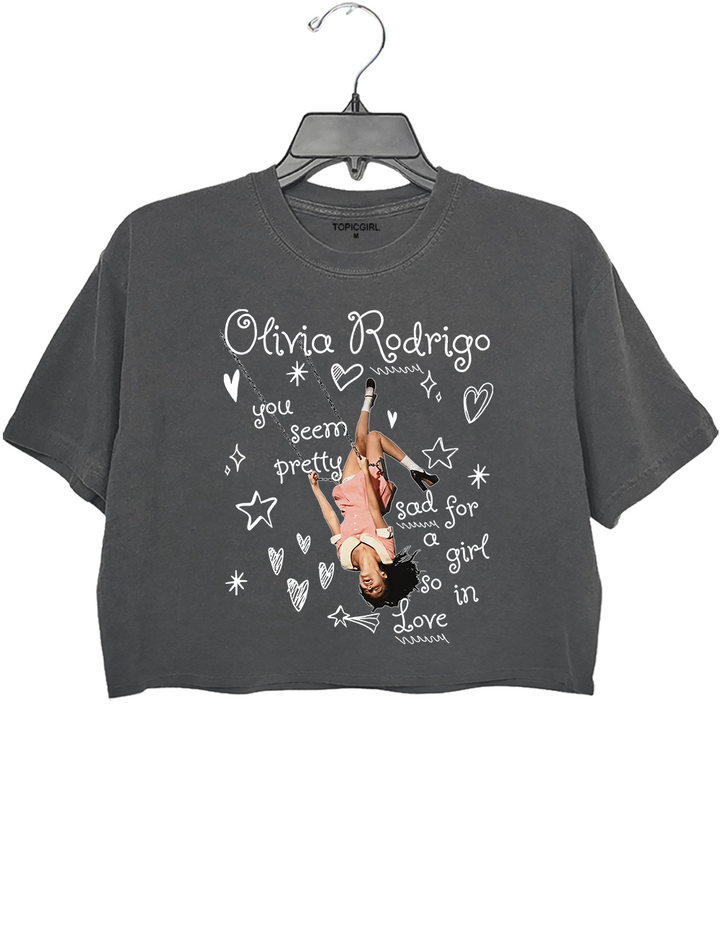 Olivia Rodrigo You Seem Pretty Sad Crop Top