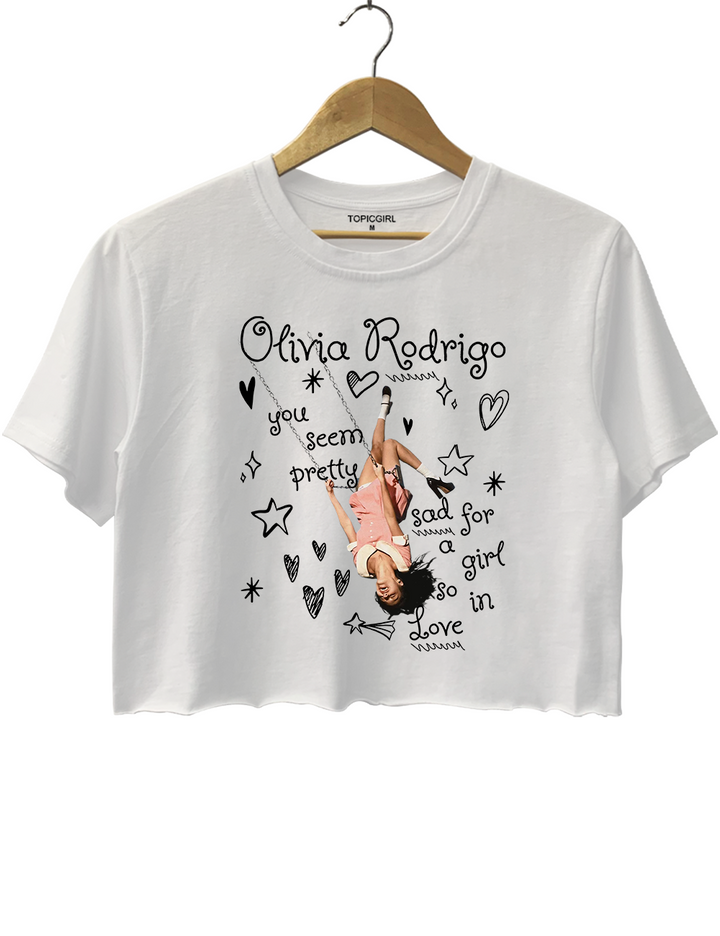 Olivia Rodrigo You Seem Pretty Sad Crop Top