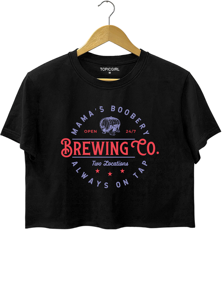 Mama’s Boobery Brewing Co Crop Top
