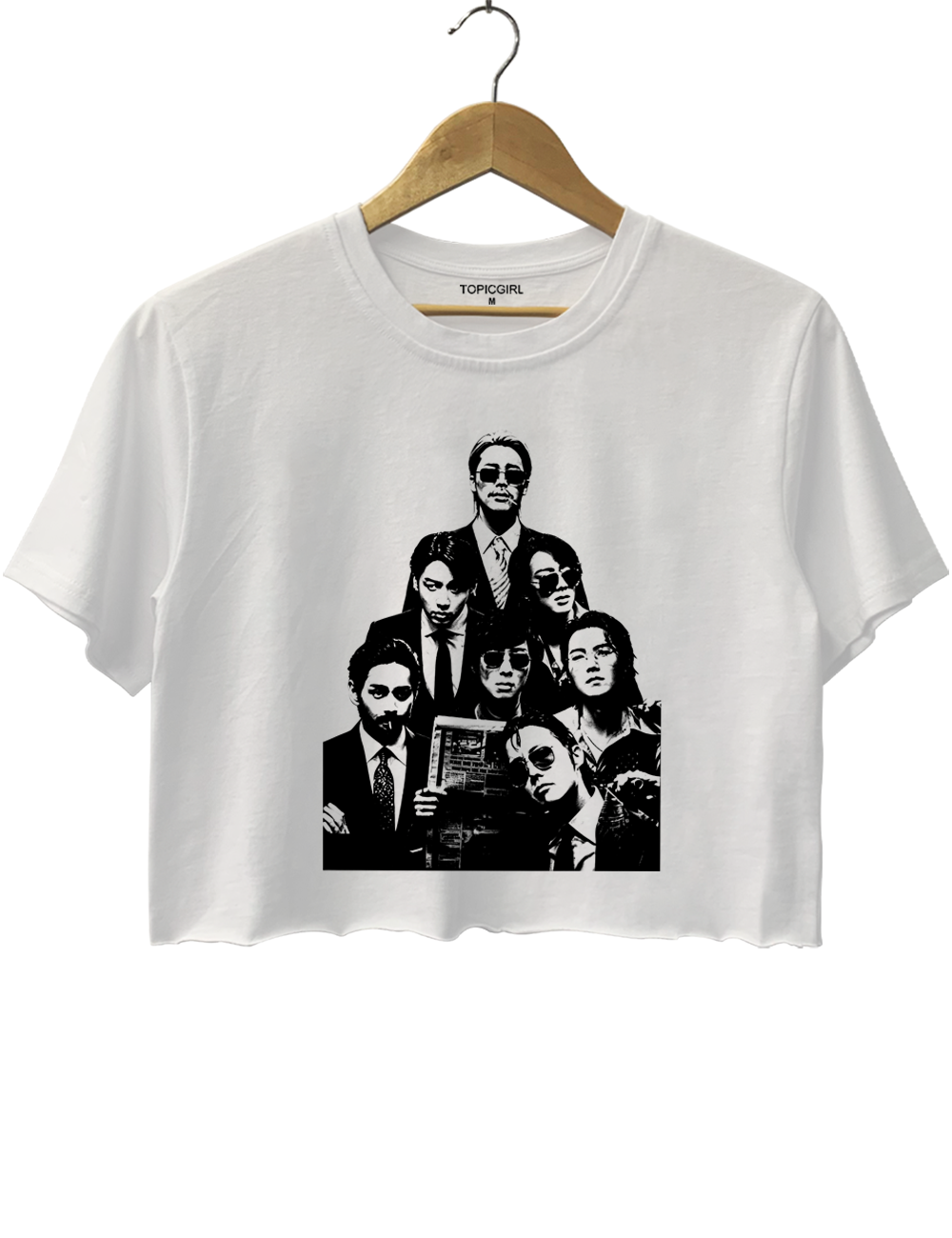 B.T.S Tour 2.0 Vintage Crop Top