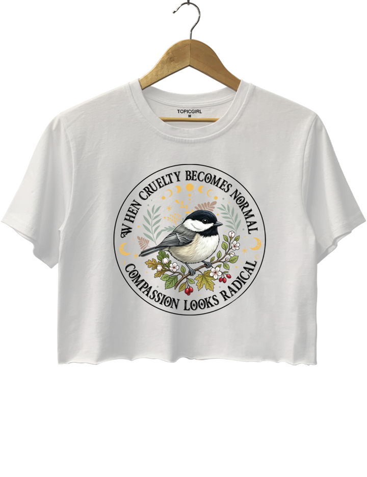 When Cruelty Becomes Normal Crop Top