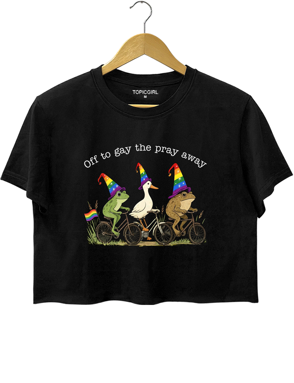 Off To LGBTQ Pride Crop Top