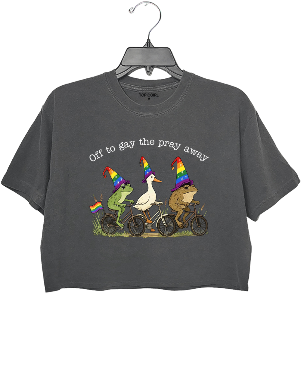Off To LGBTQ Pride Crop Top
