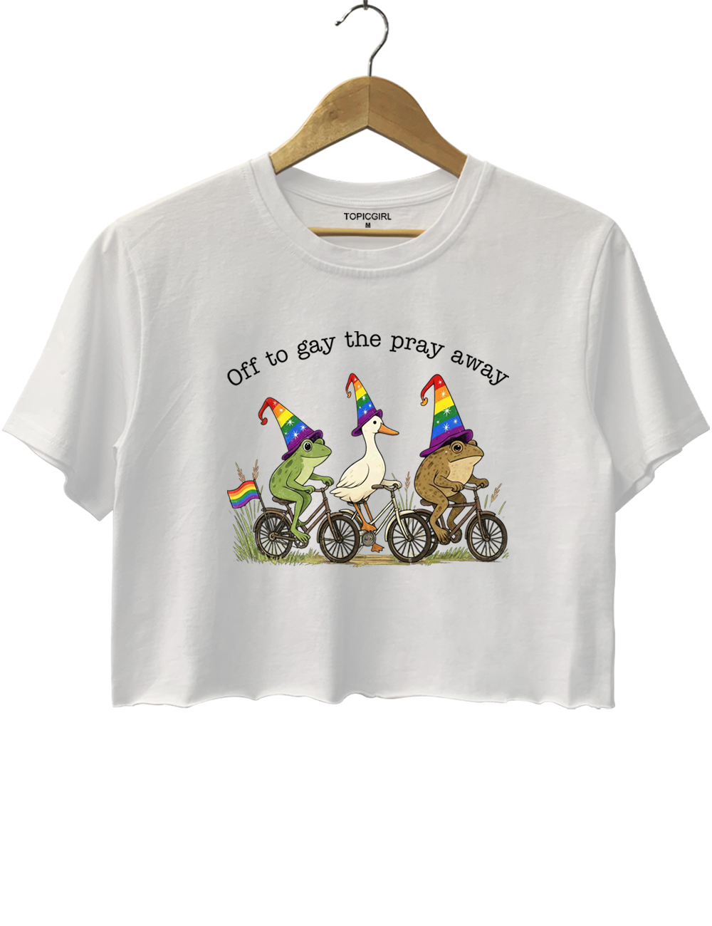 Off To LGBTQ Pride Crop Top