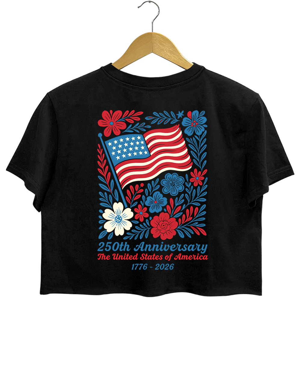 USA 250th Anniversary Crop Top