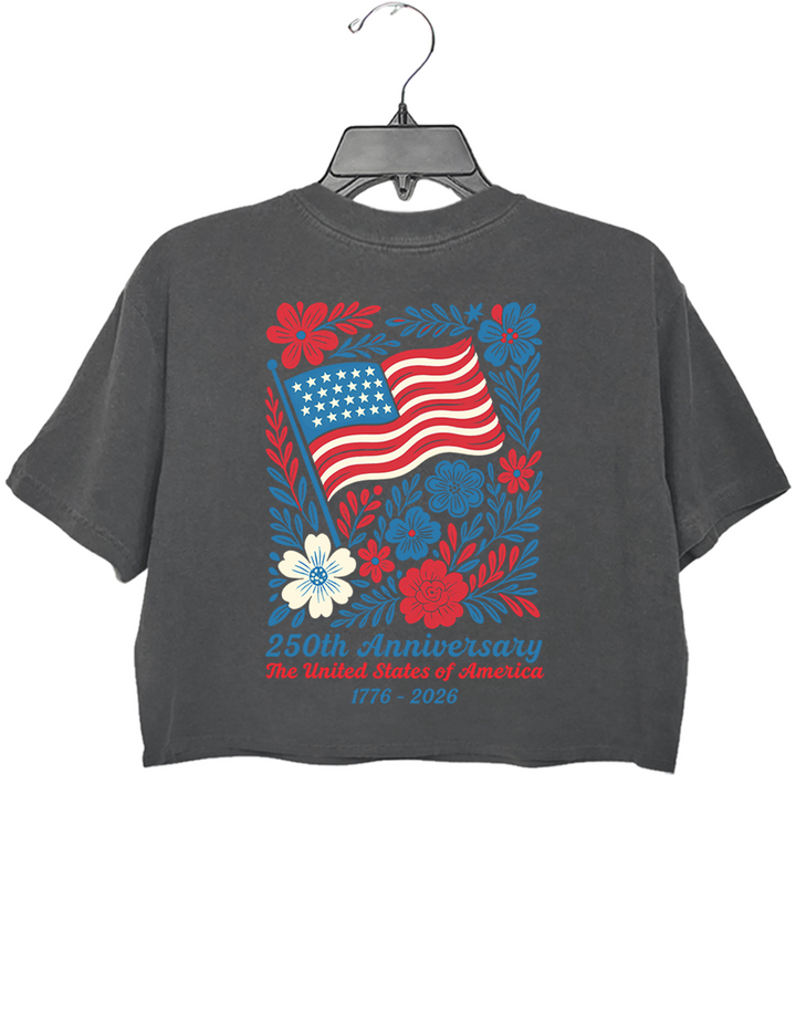 USA 250th Anniversary Crop Top
