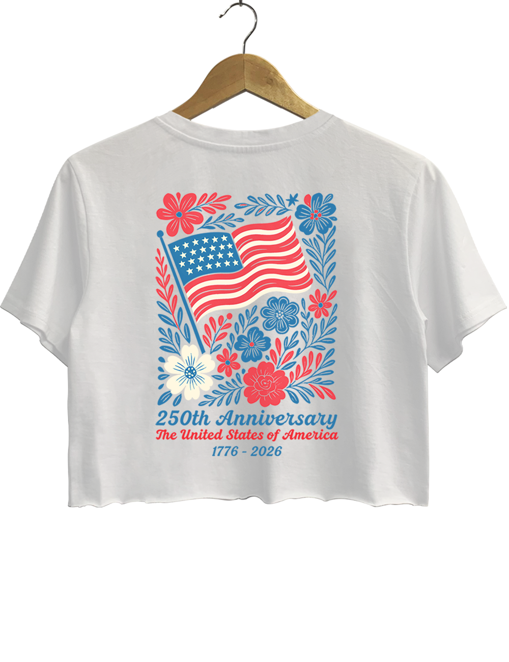 USA 250th Anniversary Crop Top