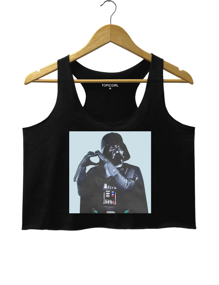 Darth Vader Love Crop Tank Top