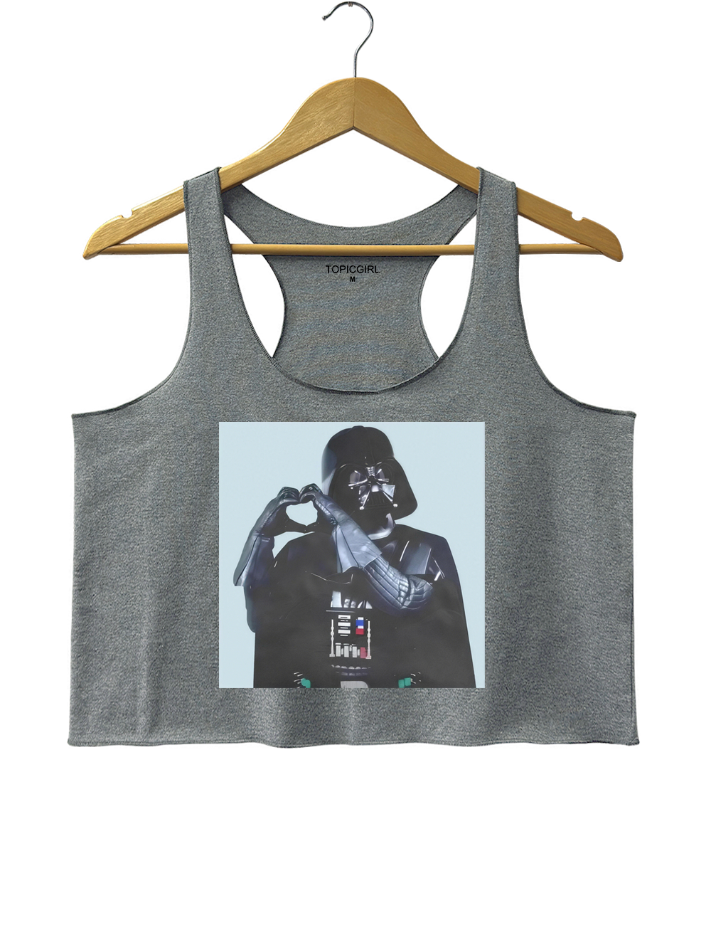 Darth Vader Love Crop Tank Top
