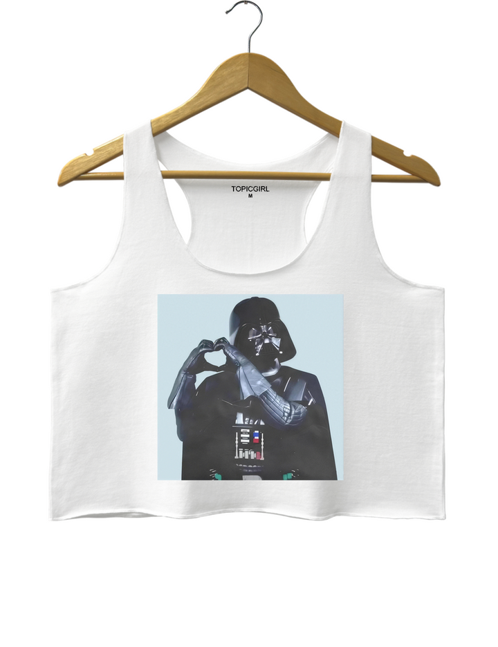 Darth Vader Love Crop Tank Top