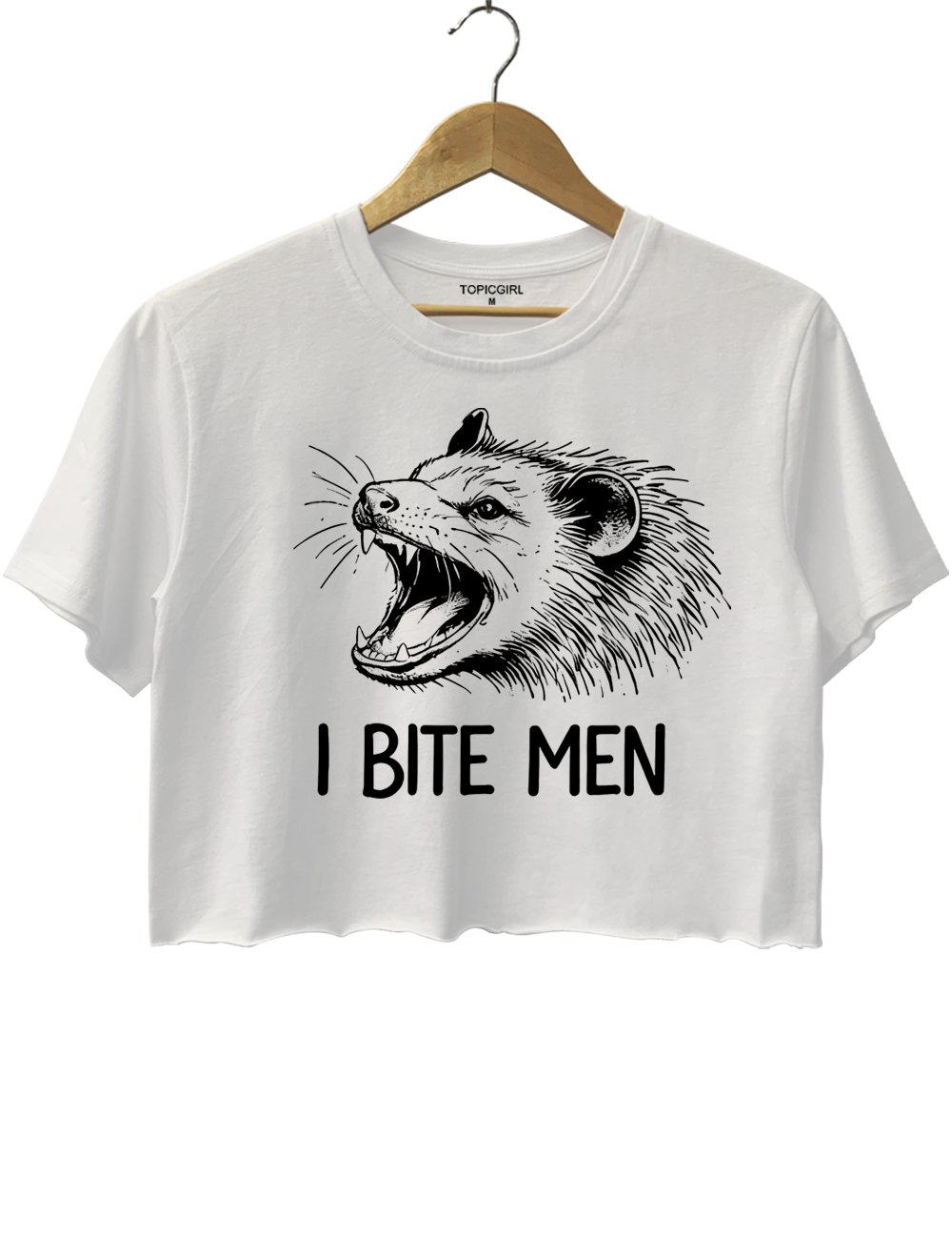 I Bite Men Crop Top