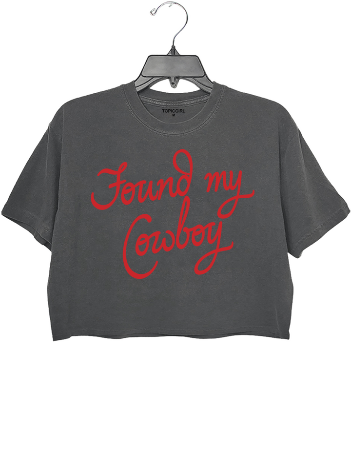 Found My Cowboy Crop Top