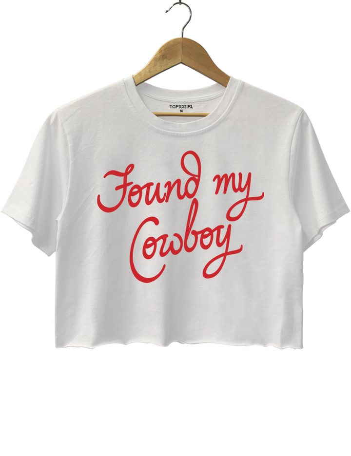 Found My Cowboy Crop Top