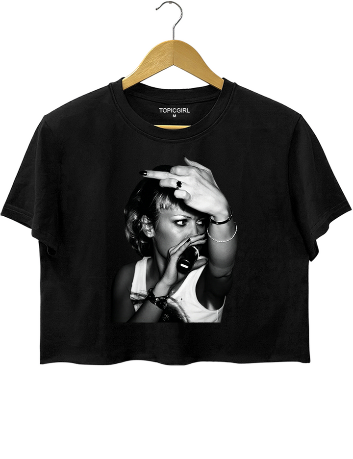 Stefani 90s Vintage Graphic Crop Top