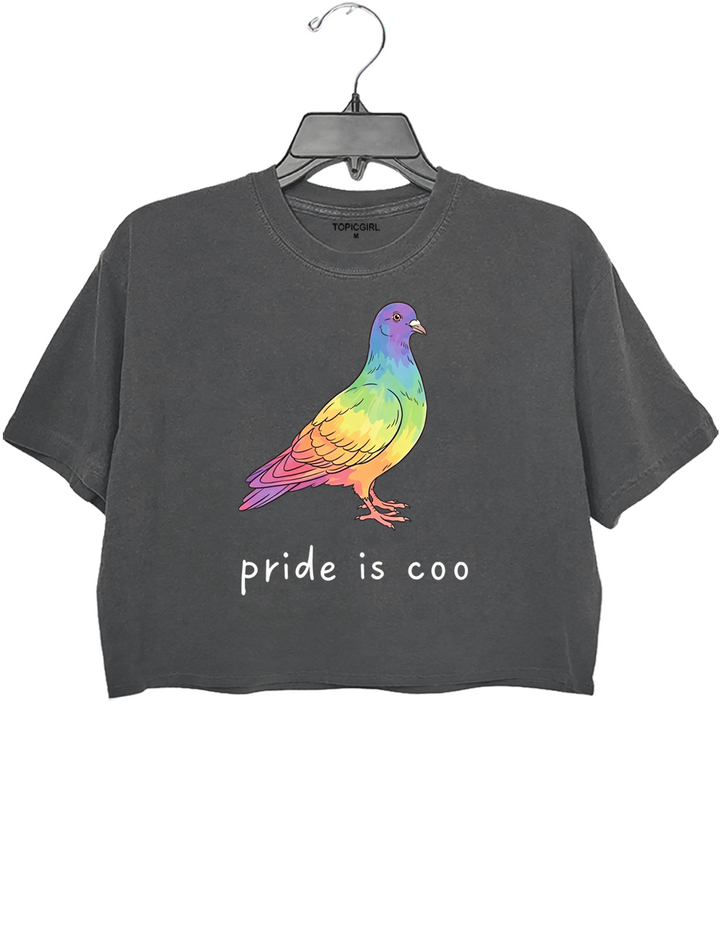Pride Is Coo Pigeon Crop Top