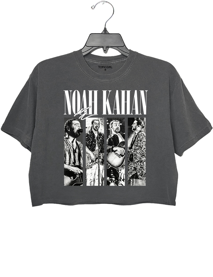 Noah Kahan Collage Graphic Crop Top