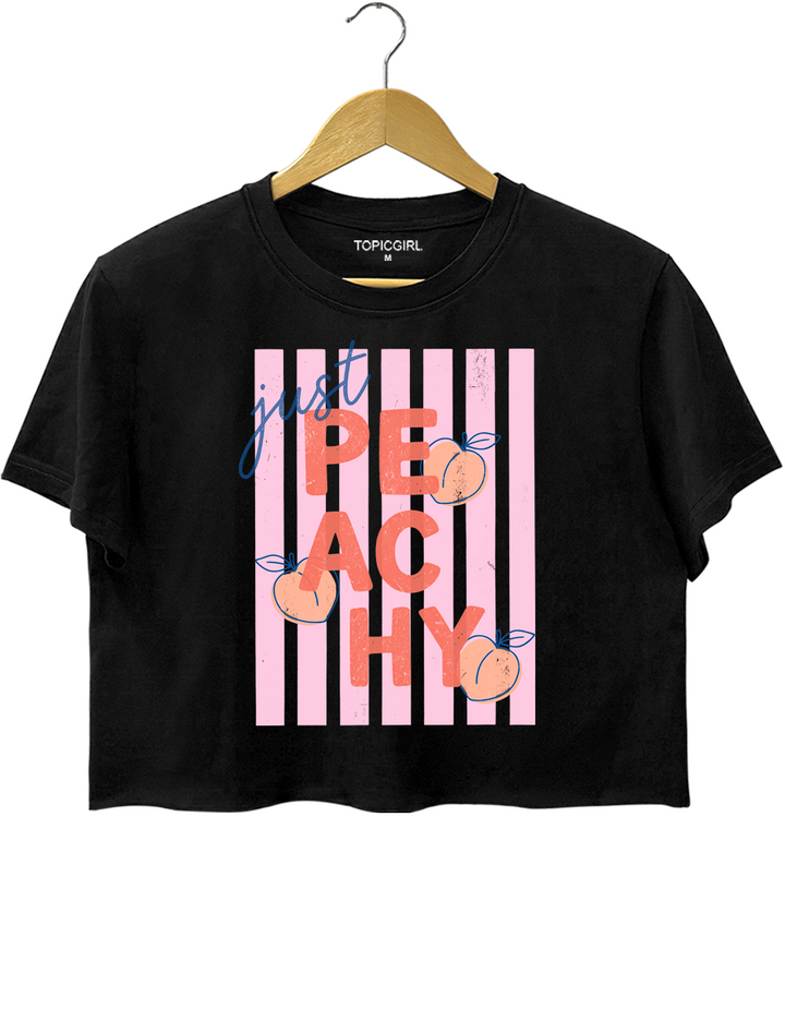Just Peachy Crop Top