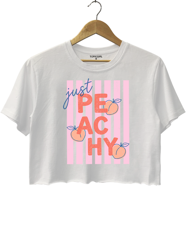 Just Peachy Crop Top