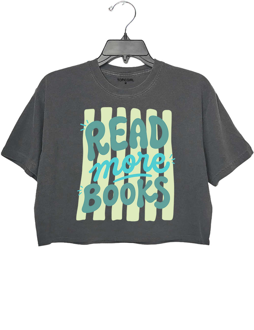 Read More Books Crop Top