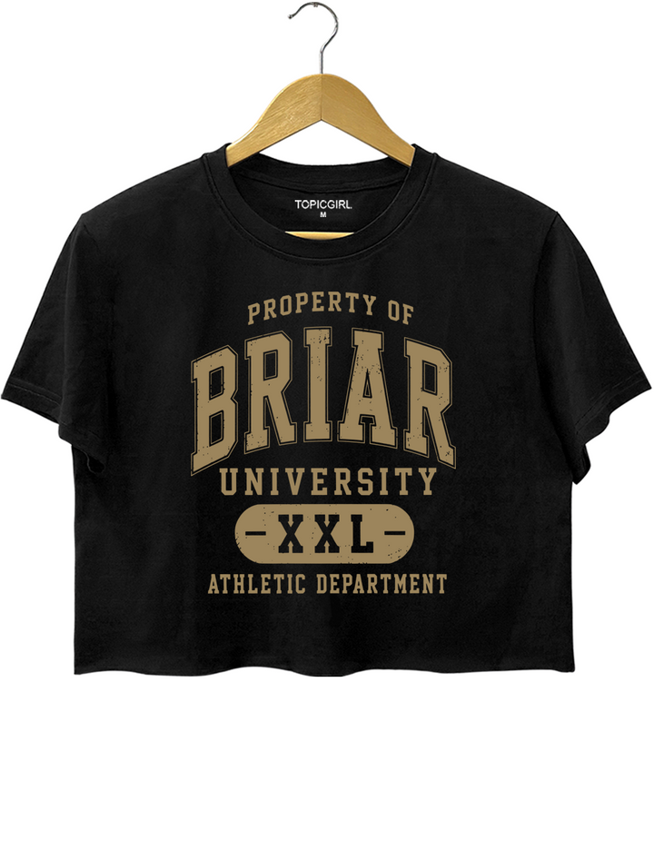 Campus Series Romance Reader Crop Top