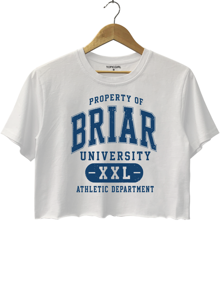 Campus Series Romance Reader Crop Top