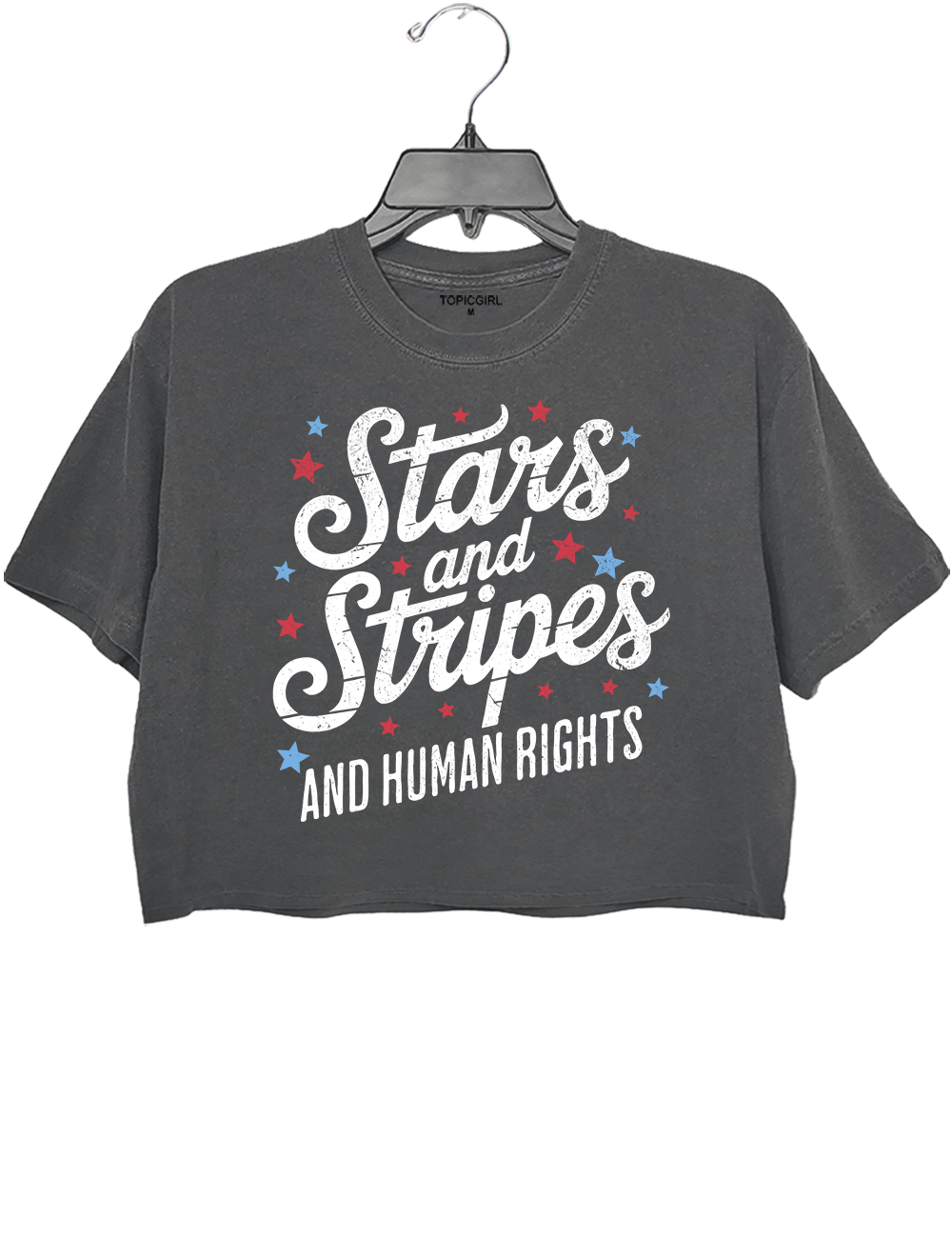 Stars Stripes And Rights Crop Top